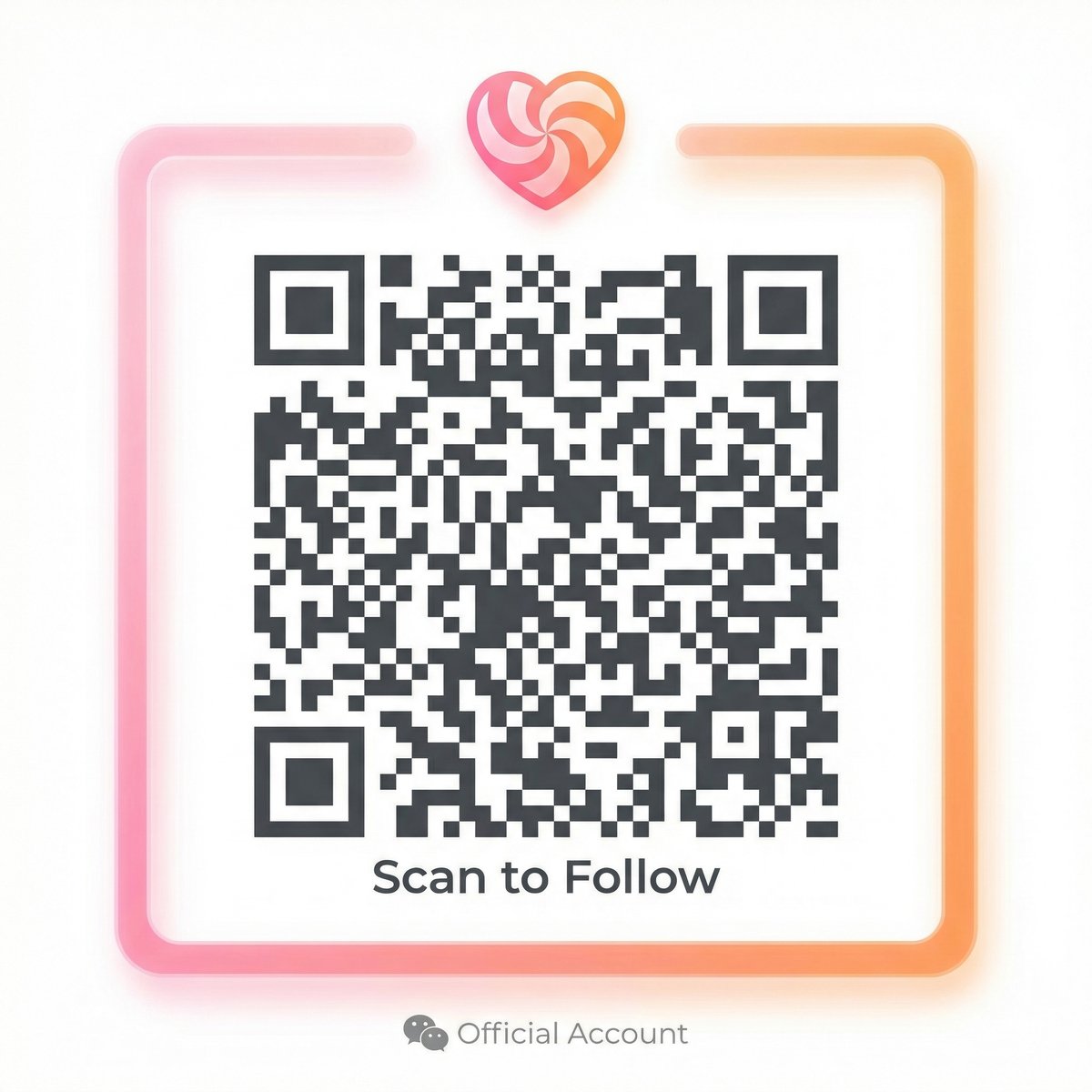 学生情侣公众号二维码